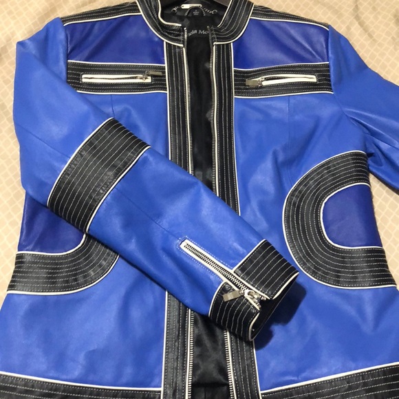 Leather Racer Jacker - Picture 3 of 5